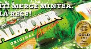 Albacher Premium celebrează câștigarea prestigiosului premiu Gold Quality Award acordat de Monde Selection. Premiul reprezintă o recunoaștere globală a angajamentului companiei Romaqua Group față de excelență și calitate