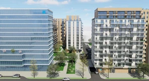 Primele imagini și detalii despre proiectul cu locuințe și birouri de lângă mallul AFI Cotroceni din București