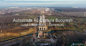 FOTO Autostrada Bucureștiului A0: Care mai este stadiul lucrărilor la lotul 1 Nord ce ar putea fi dat în trafic anul viitor