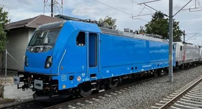 VIDEO Locomotivă Alstom, fabricată pentru România, surprinsă în teste în nordul Germaniei