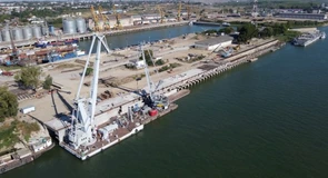 FOTO Portul Brăila: Au fost finalizate lucrările de peste 126 milioane de lei pentru modernizarea infrastructurii portuare