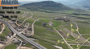 VIDEO Autostrada A13 Sibiu – Făgăraș: Cum mai evoluează lucrările la cel mai complex nod rutier din România