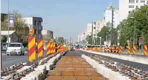 FOTO Prelungirea Ghencea: Continuă lucrările pentru linia de tramvai – PMB