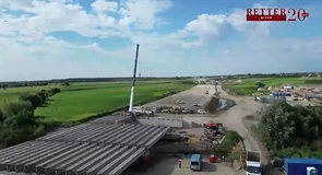 VIDEO Autostrada Bucureștiului A0: Retter anunță că este tot mai aproape de finalizarea sectorului dintre Buftea și Corbeanca