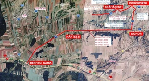 CJ Galați a semnat contractul de atribuire a lucrărilor de modernizare a axei rutiere dintre Berheci și Brăhășești, în valoare de 111 milioane de lei