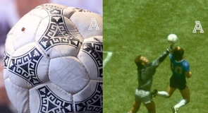 Mingea cu care Maradona a marcat golul cu mâna împotriva Angliei, vândută cu peste 3 milioane dolari