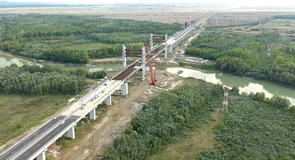 VIDEO Un nou drum expres din România, aproape de finalizare. Cum mai arată podul construit de Umbrărescu peste Siret