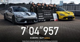 Xiaomi SU7 Ultra doboară recordul pe tur al unui vehicul executiv electric pe circuitul Nürburgring Nordschleife