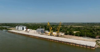 FOTO Portul românesc, „construit de la zero”, care va fi predat la finalul lunii