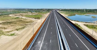 Autostrada Moldovei A7: Mega-podul peste râul Buzău va fi dat în trafic săptămâna viitoare