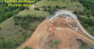 VIDEO Autostrada A1 Sibiu – Pitești: Turcii de la Mapa – Cengiz se pregătesc să construiască primul tunel pe secțiunea montană dificilă Boița – Cornetu