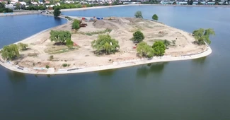 VIDEO Sector 6: Cum arată lucrările la Insula Lacul Morii, viitoare oază de verdeață a Capitalei