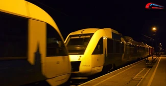 Șase trenuri diesel Alstom, care au circulat în Olanda, filmate în drum spre România – destinația finală. Ce companie le va opera