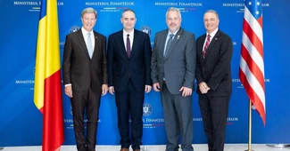 Nazare, întâlnire cu o delegaţie americană, la Bucureşti. Ministrul Finanţelor spune că vrea mai mult capital american în România, mai multe proiecte comune de producție și tehnologie