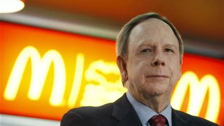 Şeful McDonald's se va retrage din funcţie la jumătatea anului