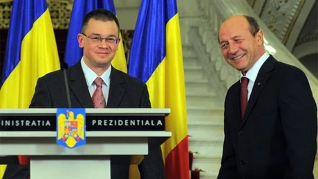 Băsescu şi Ungureanu au analizat recuperarea salariilor şi scăderea CAS