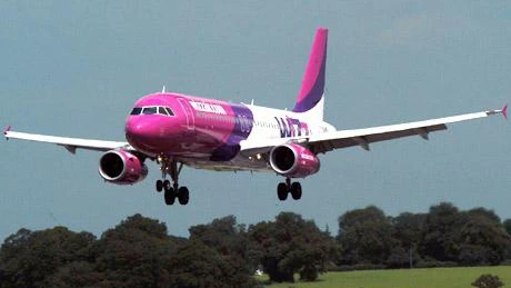 Reducere de 20% la bilete de ziua Wizz Air