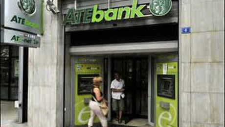 ATE Bank România a primit un împrumut de 24 milioane euro de la acţionarul majoritar