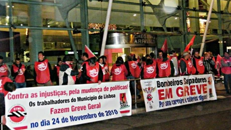 Trafic aerian perturbat în Portugalia din cauza unei greve