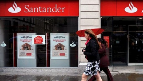 Profitul băncii spaniole Santander a scăzut anul trecut cu 60%
