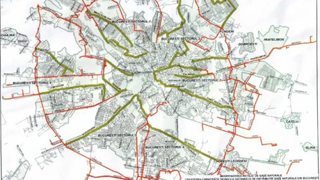 Harta străzilor care vor fi sparte în Bucureşti. 70 de km pe 16 mari bulevarde
