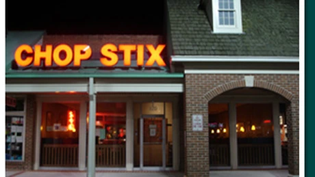 Primul restaurant Chopstix la stradă. Unde este amplasat