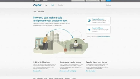 PayPal schimbă site-ul. Vezi modificările