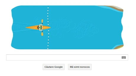 Google celebrează canoe slalom printr-un joc interactiv. Vezi cum se joacă