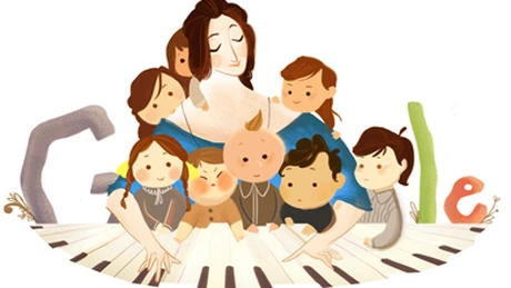 Google o omagiază pe pianista şi compozitoarea Clara Schumann, soţia lui Robert Schumann