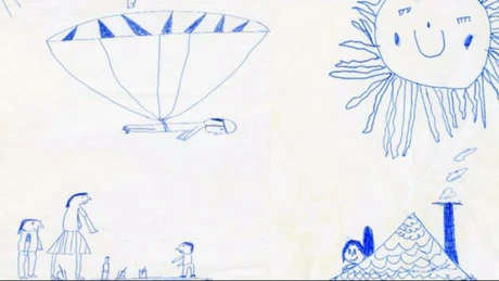 Baumgartner s-a desenat în paraşută la 5 ani