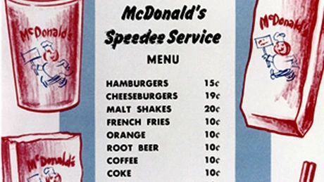 Cât costa un hamburger în primul restaurant Mc Donald's