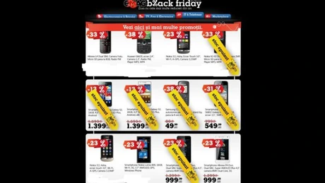 Cele mai ieftine telefoane rămase în oferta emag de Black Friday