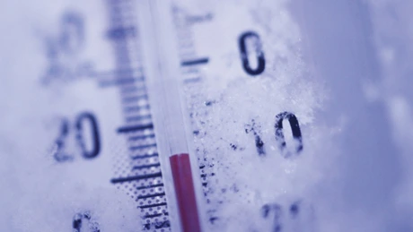 Astăzi, cea mai scăzută temperatură a iernii