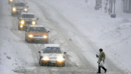 Noi blocaje rutiere la Moscova din cauza ninsorilor abundente