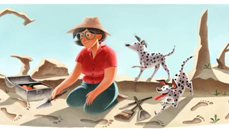 Google sărbătoreşte, miercuri, 100 de ani de la naşterea arheologului britanic Mary Leakey
