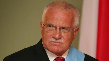 Preşedintele ceh Vaclav Klaus, acuzat de înaltă trădare