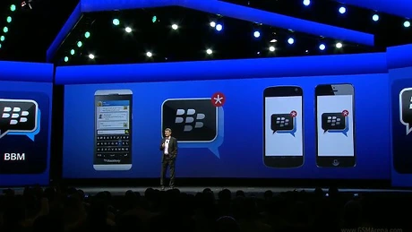 BlackBerry lansează BBM pentru iPhone şi Android