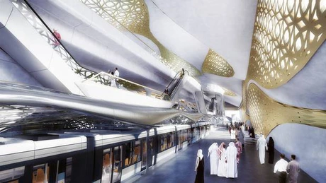 O staţie de metrou din aur va fi construită în Riad