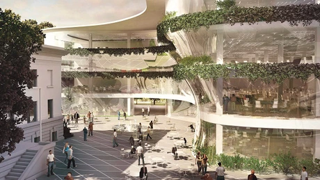 NEPI ridică o clădire de birouri în curtea casei unui fost guvernator al BNR, Mihail Oromolu