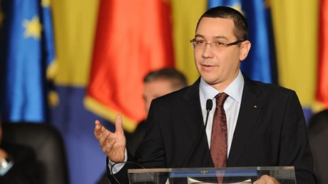 Ponta: Soluţia pentru proiectul Roşia Montană - respingere urgentă la Senat, apoi şi la Cameră