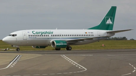 Carpatair a scos la închiriere avionul Boeing 737-300 și va opera cu doar două avioane