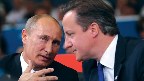 Vladimir Putin şi David Cameron au avut o întrevedere pentru a discuta pe tema Siriei