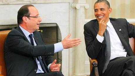 Obama a discutat la telefon cu François Hollande despre spionajul american în Franţa