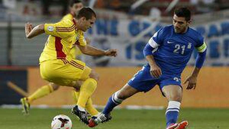 Fotbal - Baraj CM 2014: Grecia - România 3-1, din min. 66