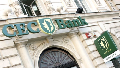 CEC Bank a raportat un profit net în creştere cu 13%, la 208,4 milioane de lei, după primul semestru