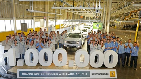 Record pentru Duster: A ajuns la un milion de exemplare fabricate