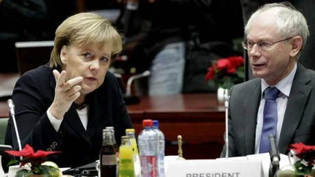 Merkel şi Van Rompuy se întâlnesc pentru a discuta despre schimbarea conducerii CE după alegeri