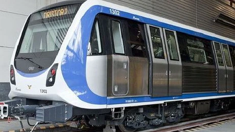 Metrorex: Primul tren furnizat de CAF a parcurs 2.000 de kilometri în probe. Acestea au loc pe Magistrala 2