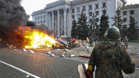 Criză în Ucraina: La Odesa au murit peste 100 de oameni - deputat regional