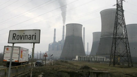 Termocentrala Rovinari a fost oprită în această noapte, în condiţiile în care România importă energie la maximum. Nu mai are cărbune